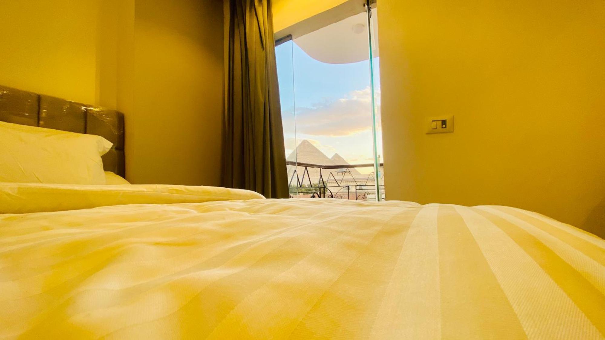 Hotel Oh Pyramids View à Kafret el-Gabal Extérieur photo